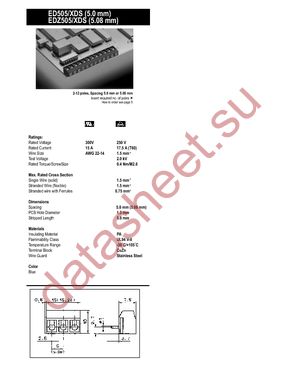 ED505/2DS datasheet  